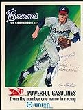 1969 Atlanta Braves vs. Philadelphia Phillies Multi-Autographed Program 178093 - Autographed MLB Magazines