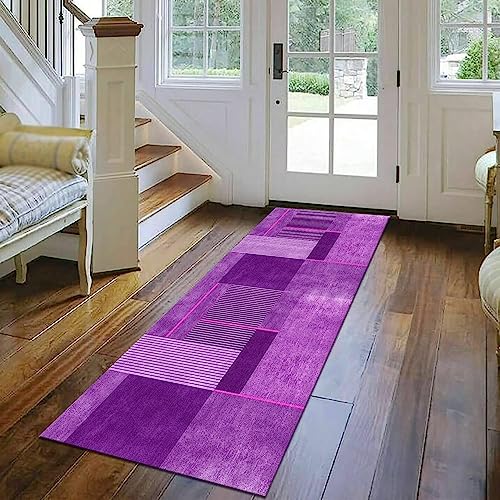 Tapis abstrait violet de qualité supérieure pour valoriser parquet et carrelage