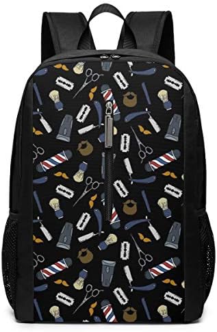 DerdYoaa Backpack Barber Store Hot Salon Barber Hairdresser Backpack Travel Computer Laptop Bag Daypack for School Travel Hiking Camping