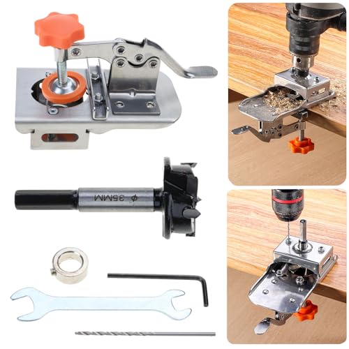 Apertura para bisagras de 35mm para carpintería miniatura 2