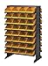 Quantum QPRD-109GN Pick Rack, 24"L x 36"W x 60"H, 800 lbs Capacity, Carbon Steel, Gray with Green Bins