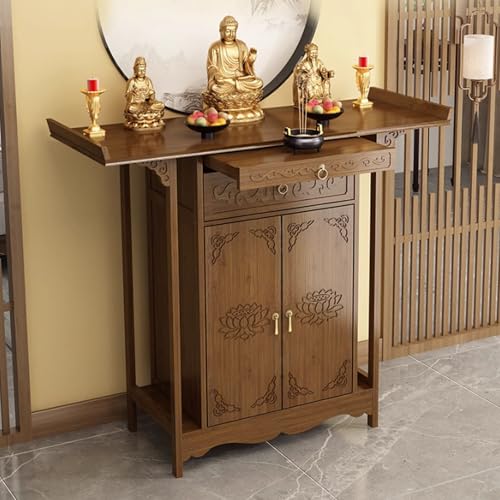 Table d'autel bouddhiste pour ranger vos objets de méditation - 5