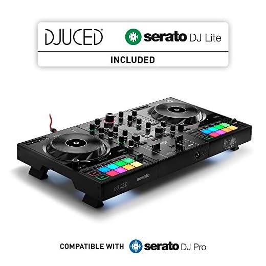 Hercules DJControl Inpulse 500-2-Deck DJ Controller for Serato & DJUCED