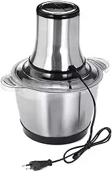 Moedor de Carne Elétrico 2L ou 3L Turbo Life 3.0 Processador de Alimento Aço Inoxidável - Triturador de Legumes (110)