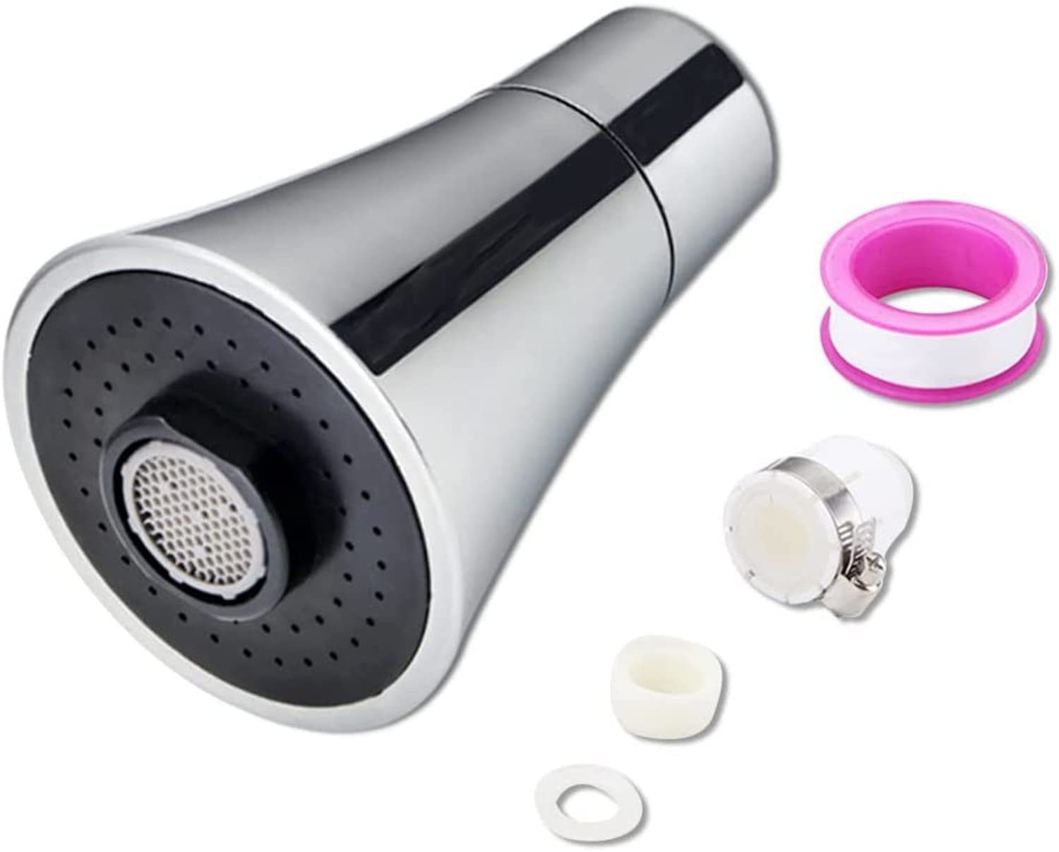 Trifecta Faucet head aerator Sprayer Head Faucet Extender Nozzle, Kitchen Faucet, 2 Modes Adjustable High Water Flow Sink Faucet Booster Nozzle , Faucet Universal stereotyped Bubbler ( pack - 1 Faucet F) (B0B5RVFTN1) Amazon Price History, Amazon Price Tracker