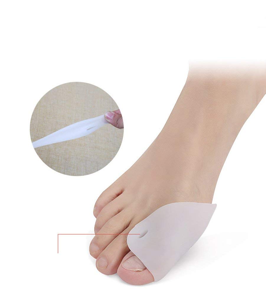 5 Paia di Cuscinetti, Cuscinetti per Dita a Martello e Separatori per Dita - Trattano Il Dolore all'alluce valgo, Alluce valgo e all'articolazione dell'alluce - Cuscinett
