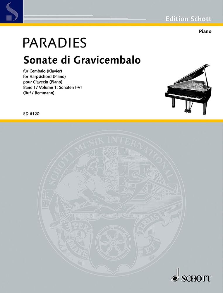 Sonatas for Harpsichord: Sonatas 1 - 6. Vol. 1. harpsichord (piano).