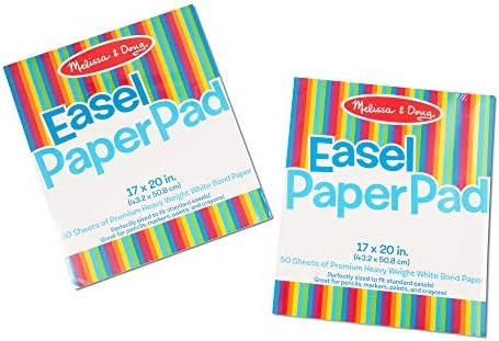Melissa & Doug Easel Pad (17 x 20 inches) - 50 Sheets, 2-Pack