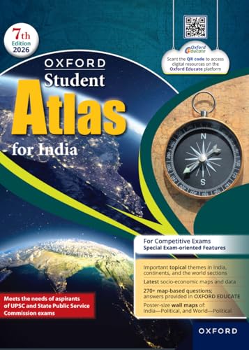 Oxford Student Atlas for India | For UPSC and Other Competitive E...