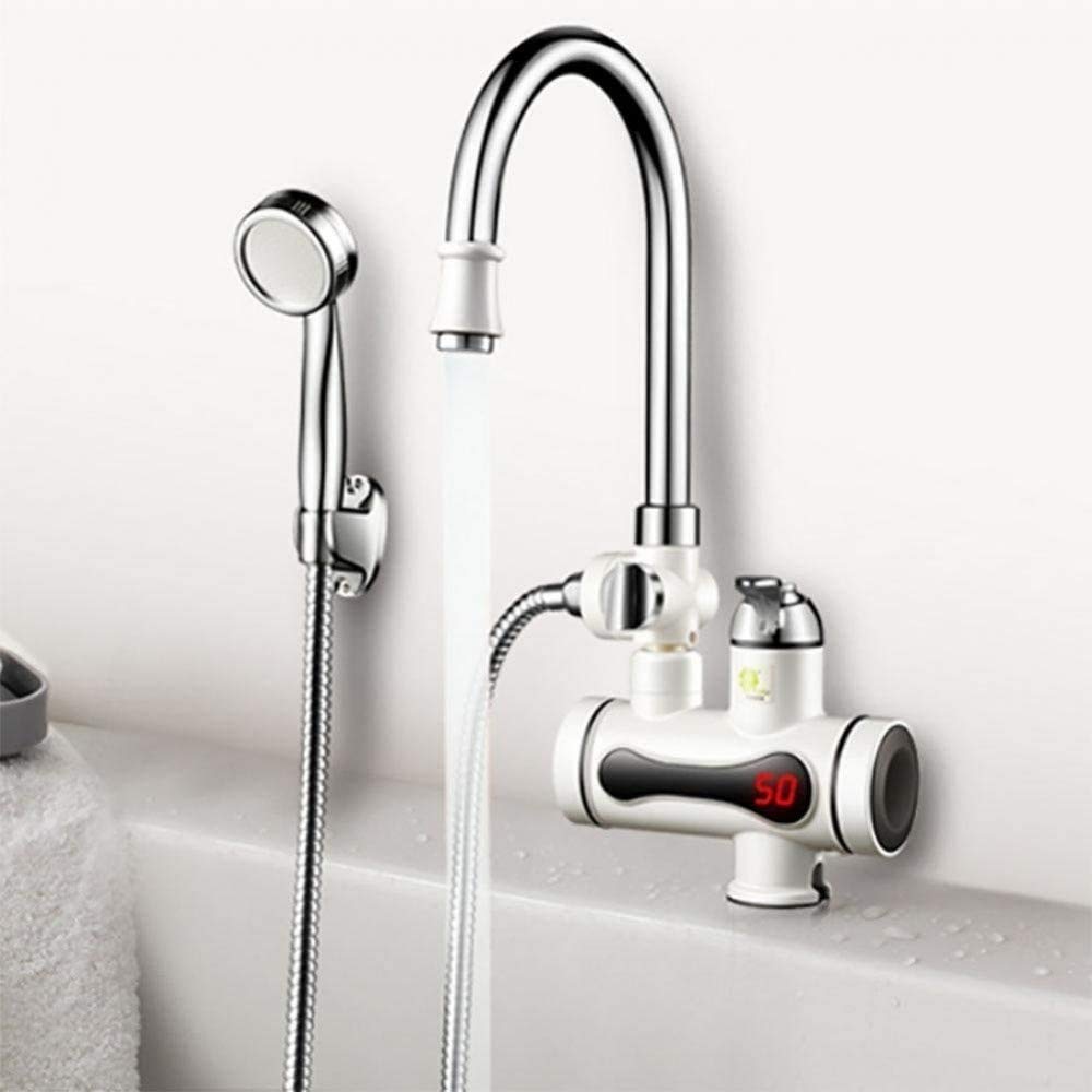 MANiASHOP® Riscaldatore Istantaneo Acqua Per Rubinetto - Elettrico Da Cucina O Bagno