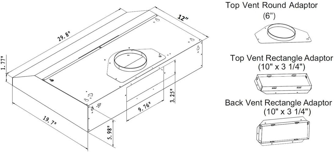 Two images side-by-side showing a baffle filter being placed into a dishwasher and another being hand-washed.