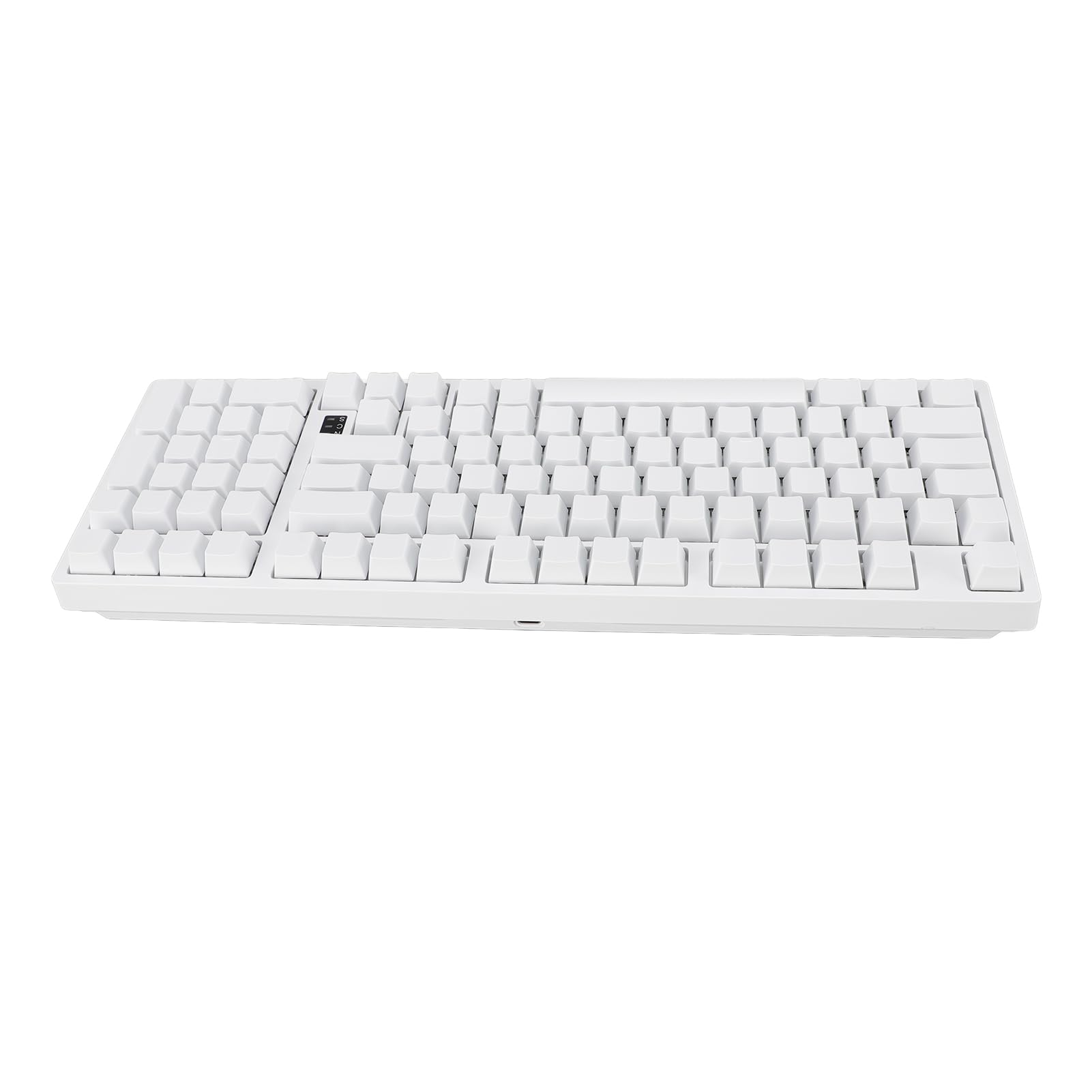 Tastiera da Gioco Meccanica Wireless con Luci RGB per Appassionati Portatile 98 Tasti Bianca Tipo C