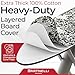 Bartnelli Pro Luxury Ironing Board - Extra Wide 62x19” Steam Iron Rest, Adjustable Height, T-Leg Foldable, European Made