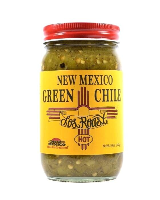 L​os Roast Green Chile New Mexico Hot 16.0 oz (Pack of 6)