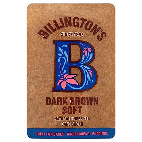 Billington Der Dunkelbraune Weiches Zucker 1 Kg (Packung mit 2)
