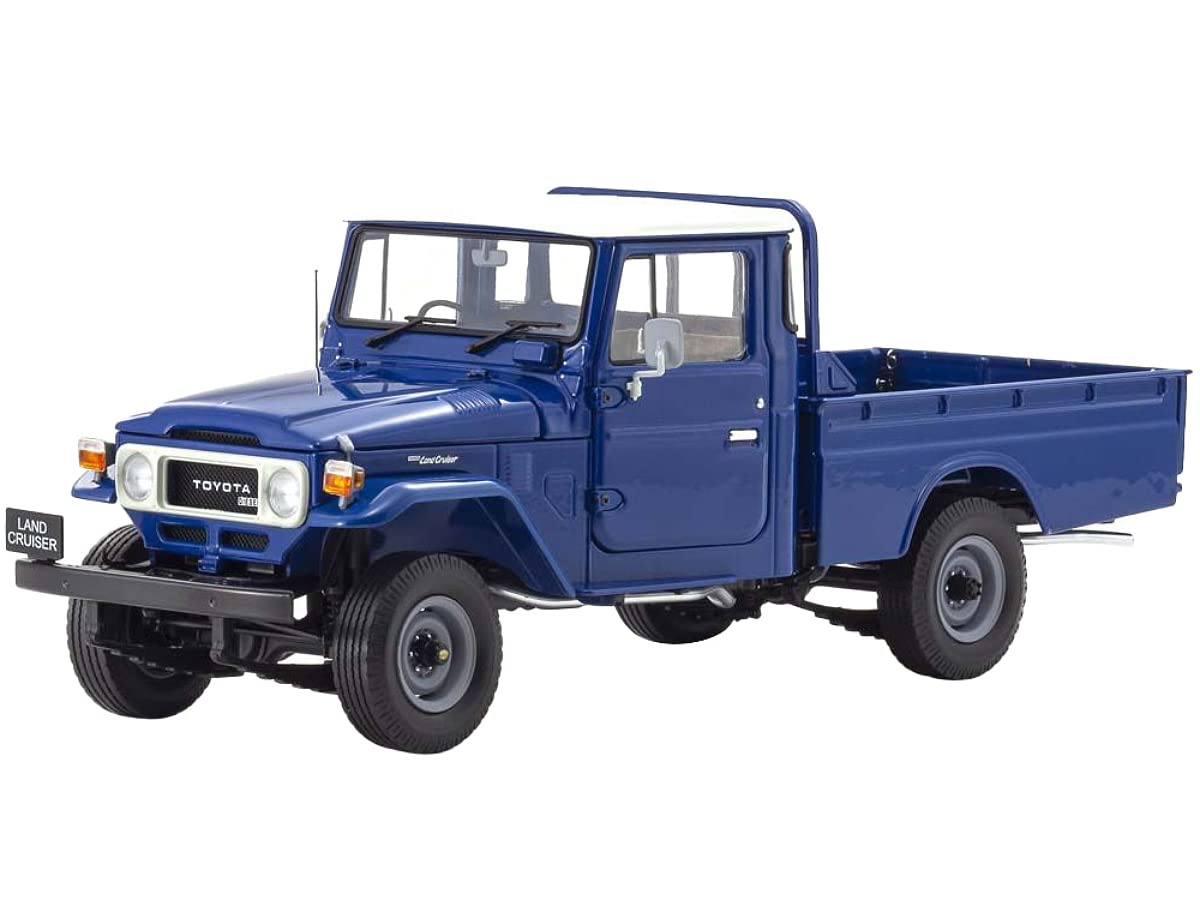 Kyosho 1/18 Scale Toyota Land Cruiser FJ40 Truck Dicast Model, Blue