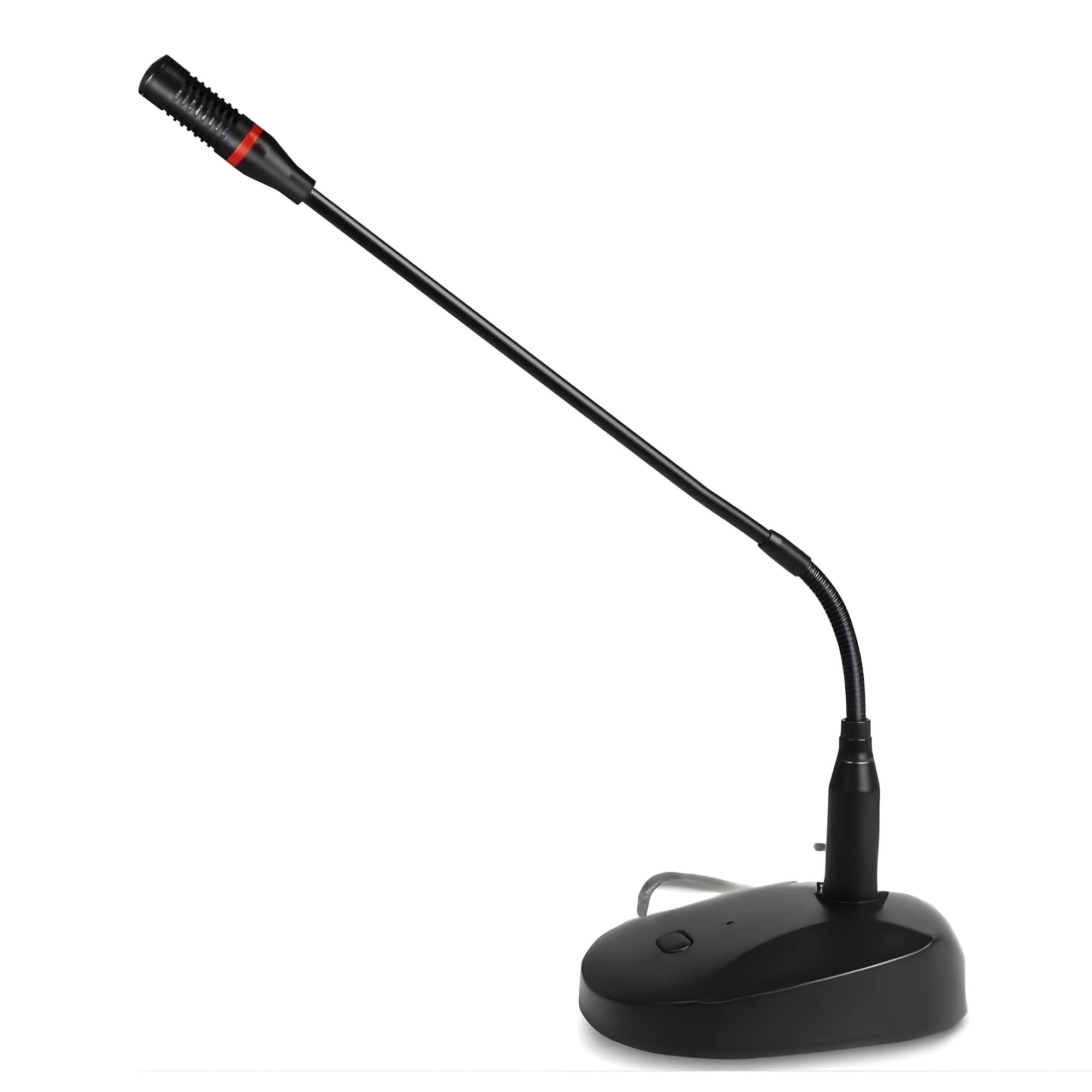 Drumstone (𝟏𝟓 𝐘𝐞𝐚𝐫𝐬 𝐰𝐚𝐫𝐫𝐚𝐧𝐭𝐲 Desktop Standing Conference Microphone | Condenser Meeting Mic with 5M Cable | Flexible Gooseneck Design for PC,Office, Online Classes & Recording