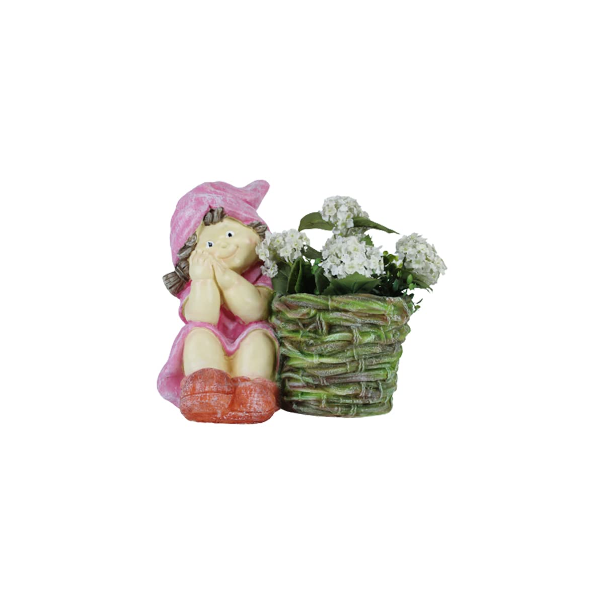 Wonderland Girl with Pot for Indoor and Outdoor Decor (Pink) (B09T6VF8T9) Amazon Price History, Amazon Price Tracker