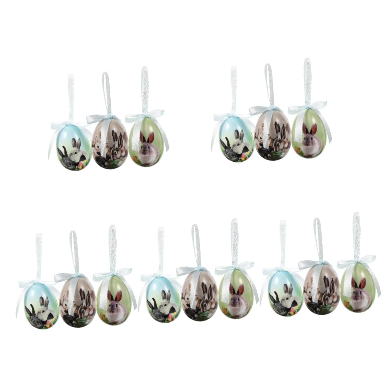 PRETYZOOM 15stücke Bunte Ostereier Hängedekorationen Festliche Eier Ornamente Für Haus Und Garten Für Ostern Und Frühlingsfeiern Kreative Und Fensterdekoration