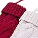 LimBridge Christmas Stockings, 6 Pack 15 inches Small Size Cable Knit Knitted Xmas Rustic Personalized Stocking Decorations for Family Holiday Season Decor, Cream or Burgundy