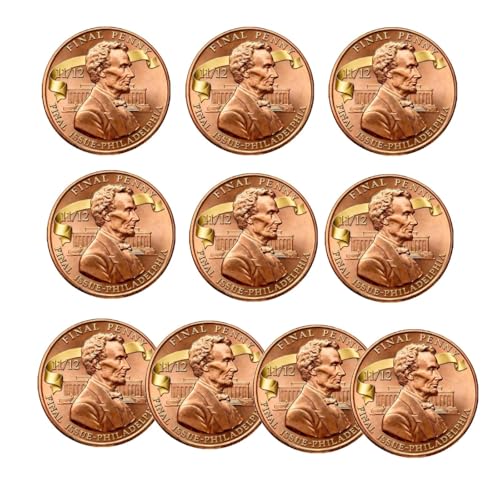 Lincoln Final Penny Collectible Coin, The Last Cent 1909–2025 Tribute