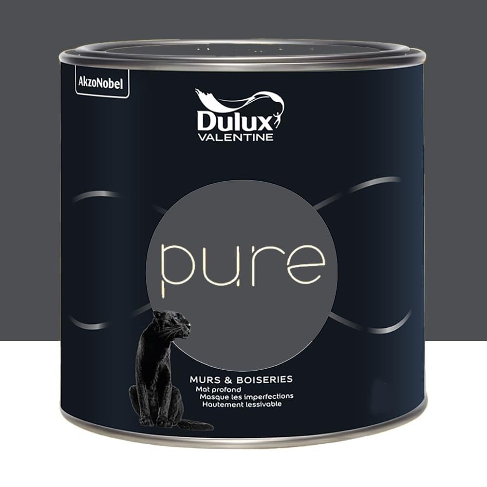 Dulux Valentine Peinture murs & boiseries Pure Asphalte 0,​5 L