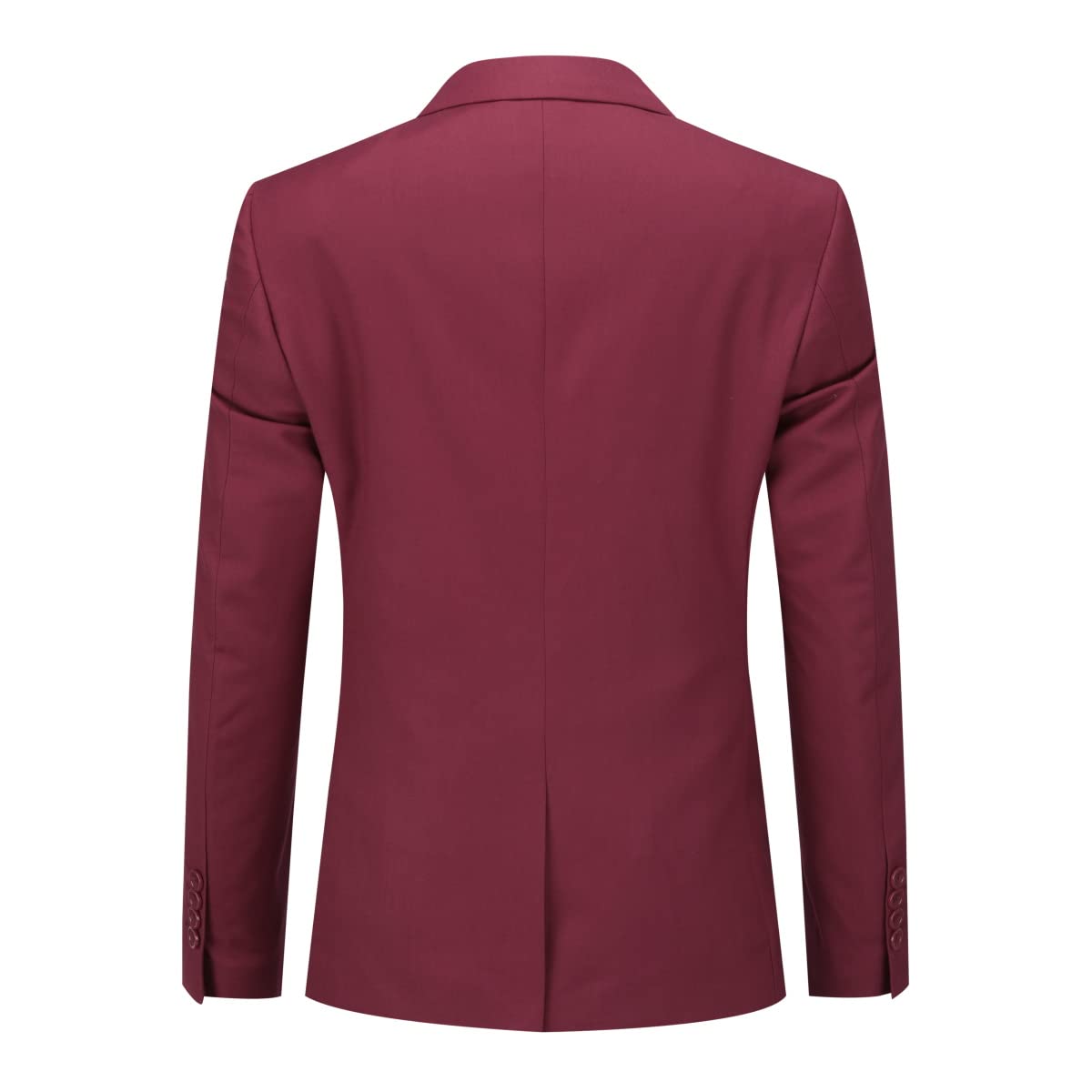 YOUTHUP Trajes para Hombre 3 Piezas para Boda Negocios Slim Fit Smoking con un Botón Formal Chaqueta y Pantalón