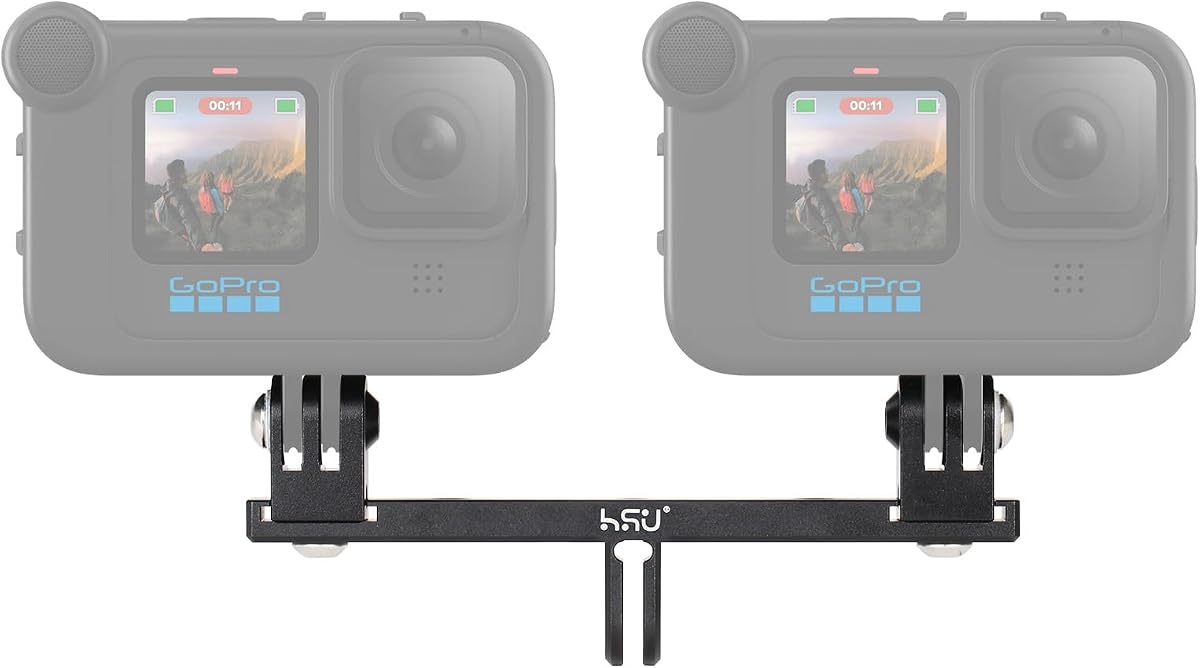 HSU Aluminum Dual Twin Mount 1/4 20