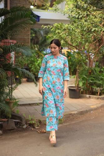 Image of Leriya Fashion Women Rayon Printed Kurta Set