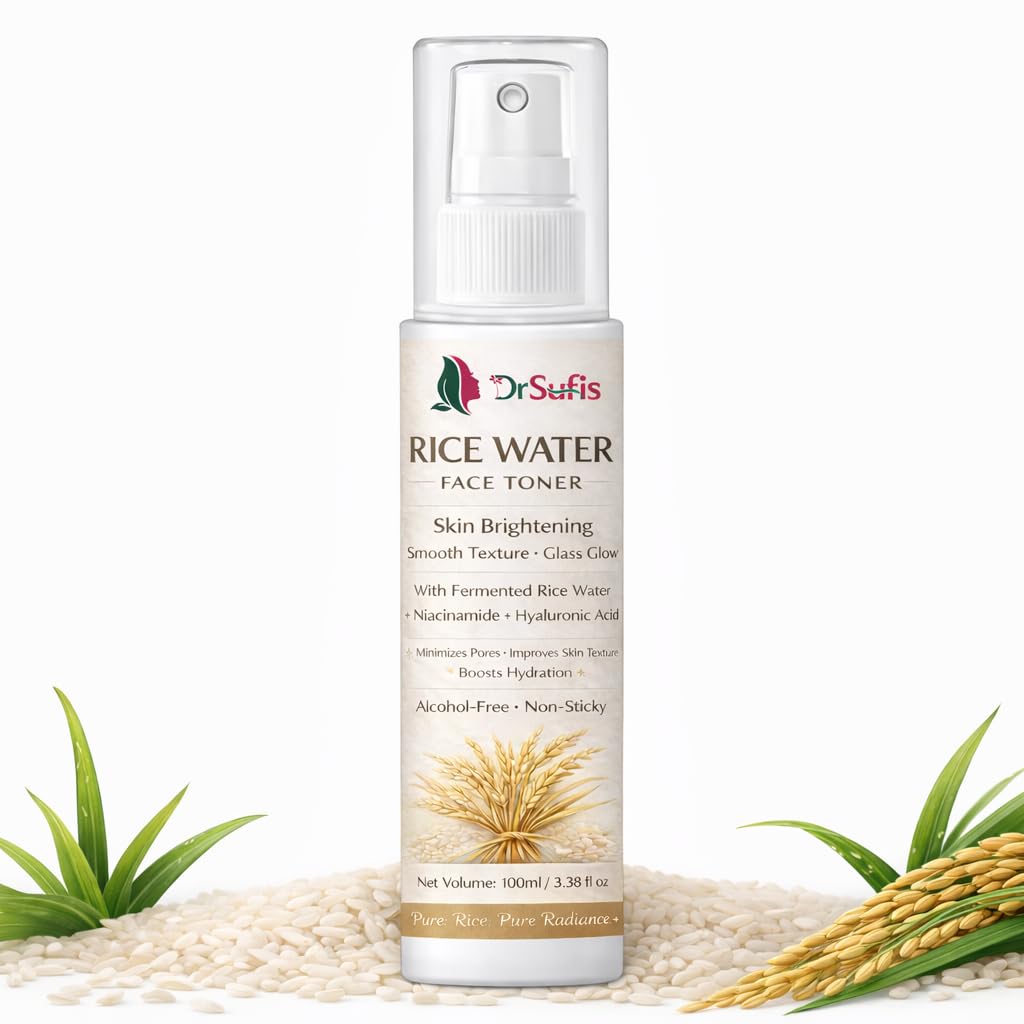 Dr. Sufis Rice Water Face Toner | Skin Brightening Toner with Niacinamide & Hyaluronic Acid | Minimizes Pores, Hydrates & ... - Review, Price and Buying Guide