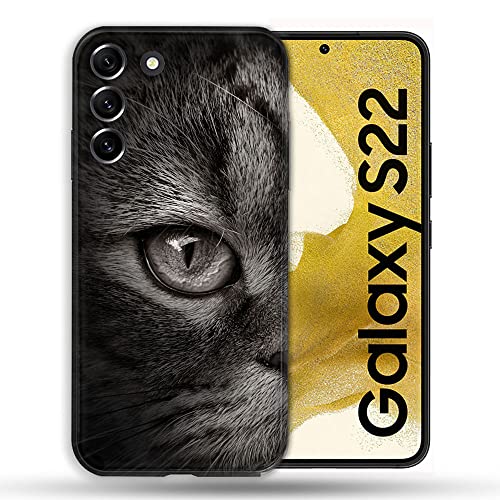 Coque Samsung S22 Chat Gris anti-rayures - Protégez votre écran et vos objectifs photo