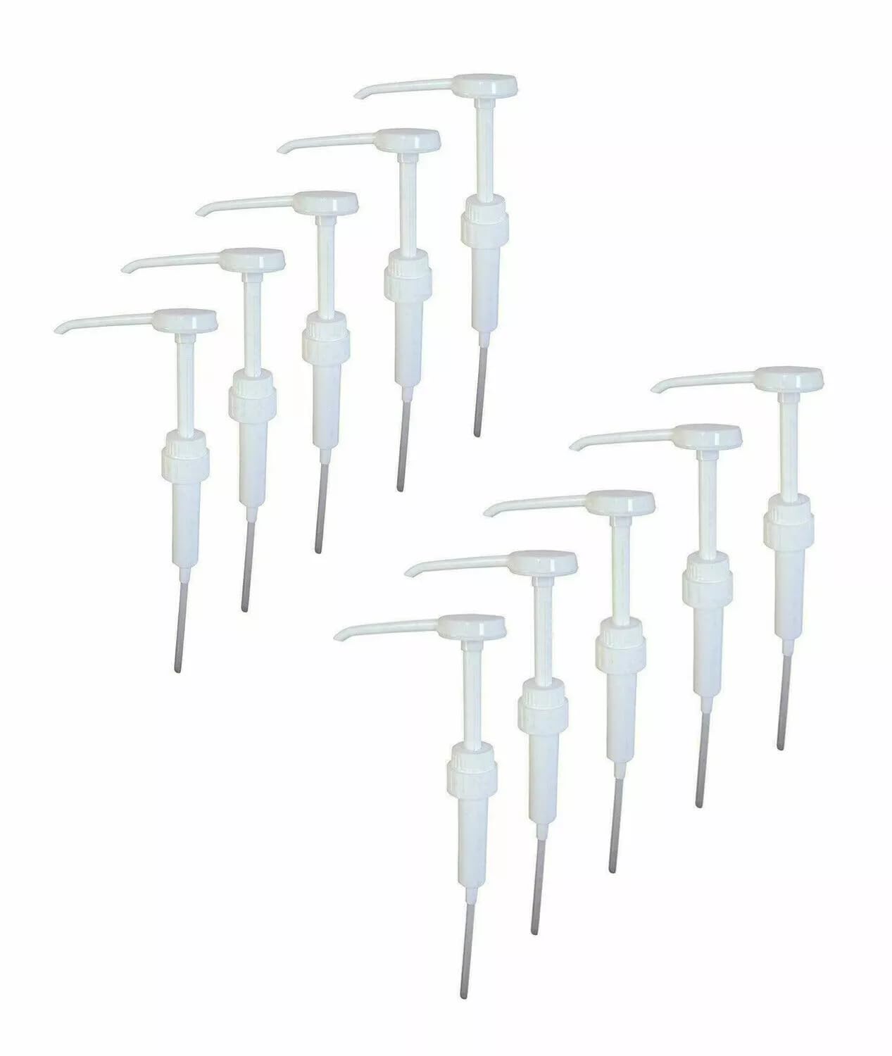 38mm Pelican Pump Dispenser for 5L Containers – Easy Dispensing for Soap, Sanitiser, Cleaning and Hygiene Liquids – Reusable & Durable Pump Head (UK Compatible) (Pack Of 4)