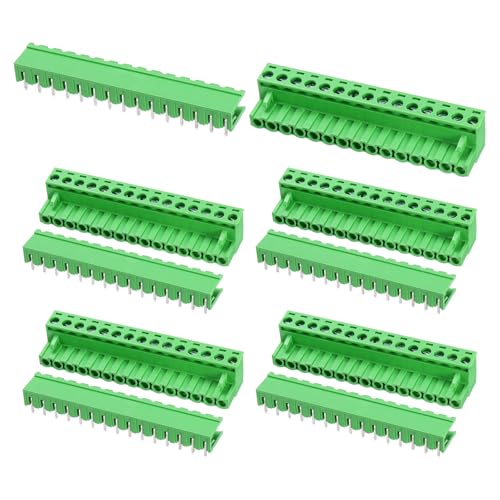 Connecteur bornier PCB enfichable pas 5,08 mm mâle femelle à vis
