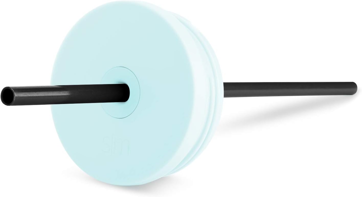 Simple Modern Tumbler Coffee Lid Replacement | Reusable Insulated Lid ONLY Fits Simple Modern, S|M Voyager | Straw Lid | Voyager Collection | Seaside