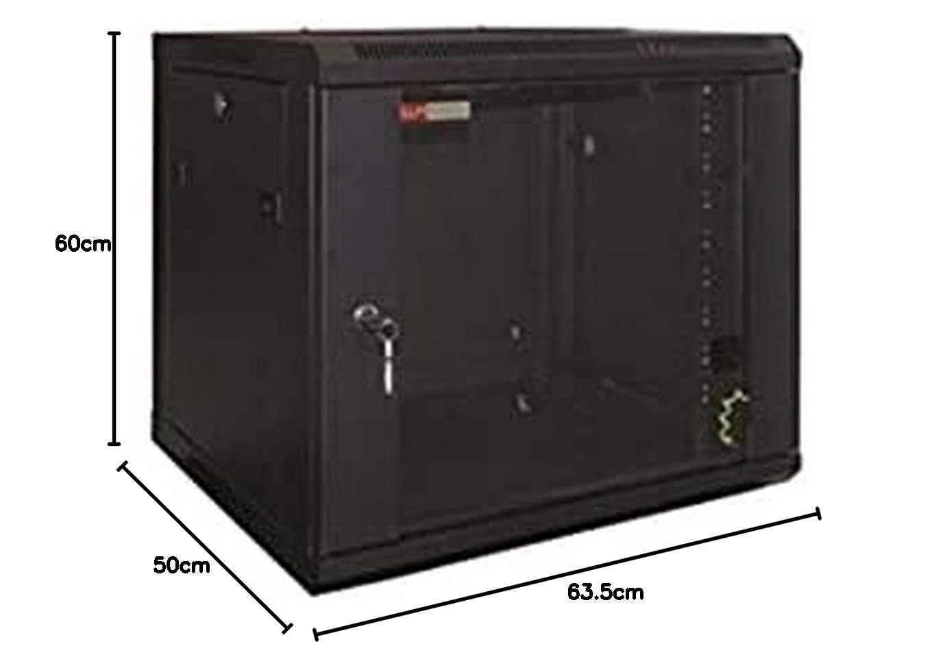 WP WPN-RWB-12605-B - Armario para Servidor de Red (12U, 600 x 500 x 635 mm), Negro