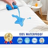 Twin Mattress Protector Waterproof Mattress Protector Twin Mattress Pad Cover Noiseless Soft Breathable Cotton Terry Twin Mattress for Kids Pets Adults 38'x75'