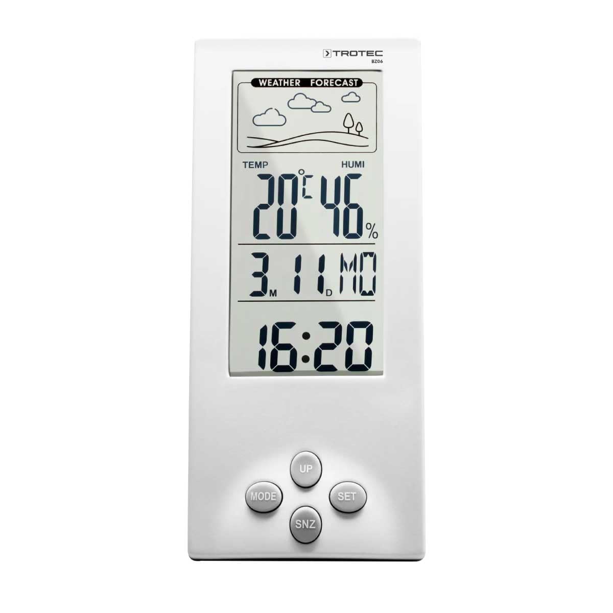 TROTEC BZ06 Thermo-​hygromètre de table/​Station météo