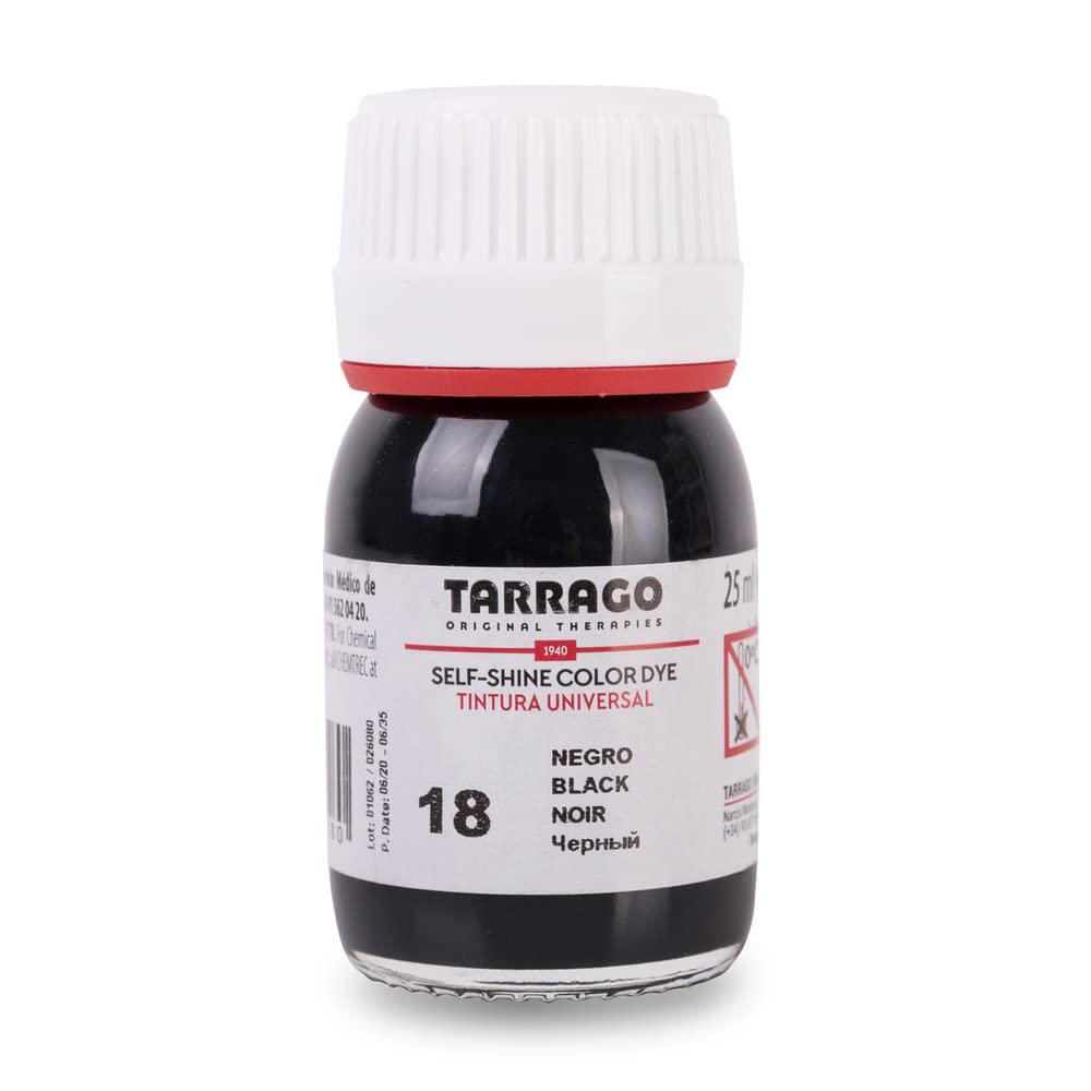 Tinte para Zapatos y Bolsos de Cuero y Textil con Esponja y Brocha | Cubre Rozaduras y Desgastes del Calzado | Gama de 90 colores — view 2