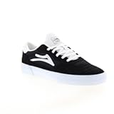 Cambridge Mens Skate Shoes&comma; Black Suede&comma; 8&period;5