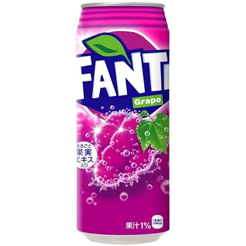 Fanta Grape 500Ml Can - Made In Japan - Limited Stock (12) #TOP30