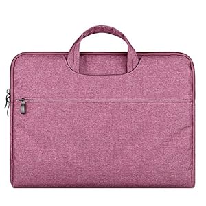 12 Inch Sleeve Case Briefcase Water Resistant Shockproof Computer Bag for Laptops/Notebooks/Ultrabook... Rose