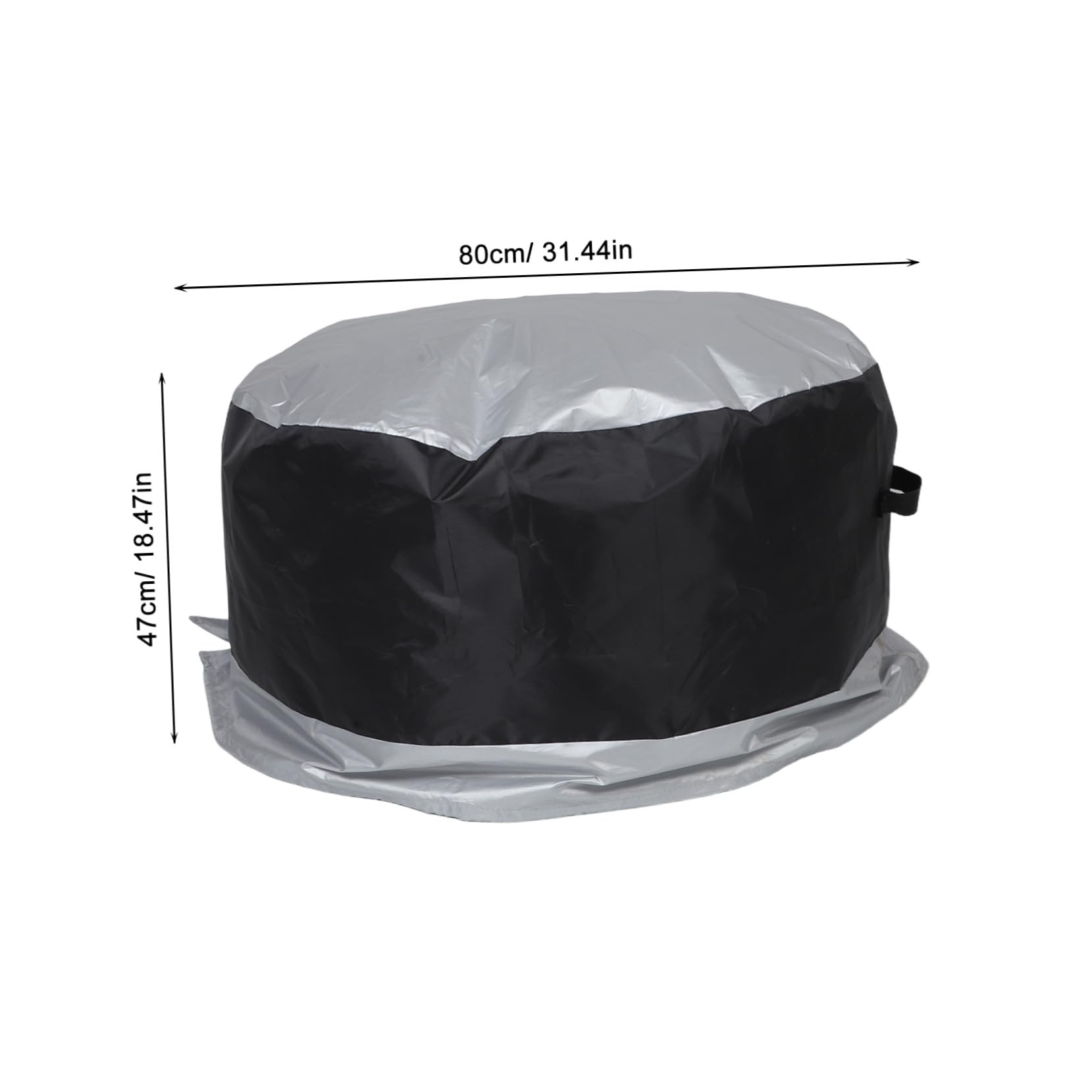4 pièces Housse de Protection Pneu Secours Étanche Résistante UV Compatible SUV Voiture Camping-Car Protège Roue de Secours Facile à Installer