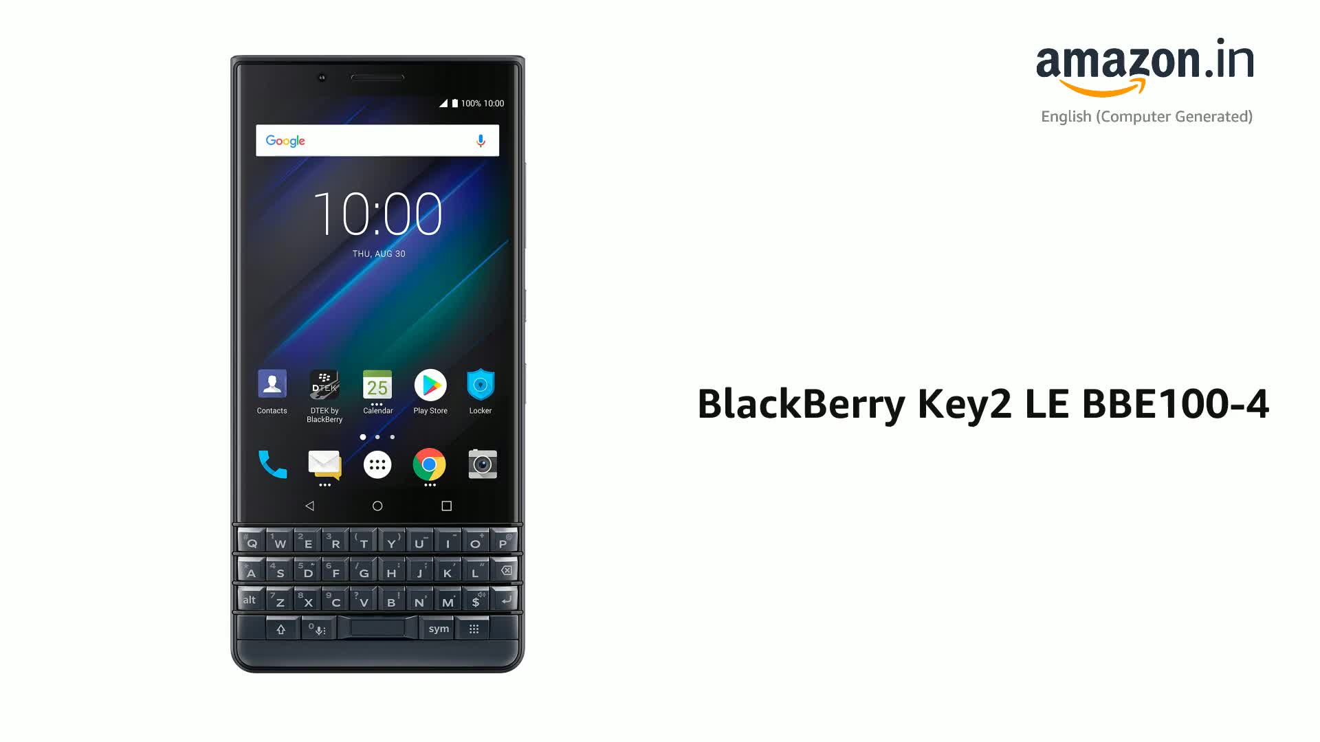 Watch BlackBerry Key2 LE BBE100-4 on Amazon Live
