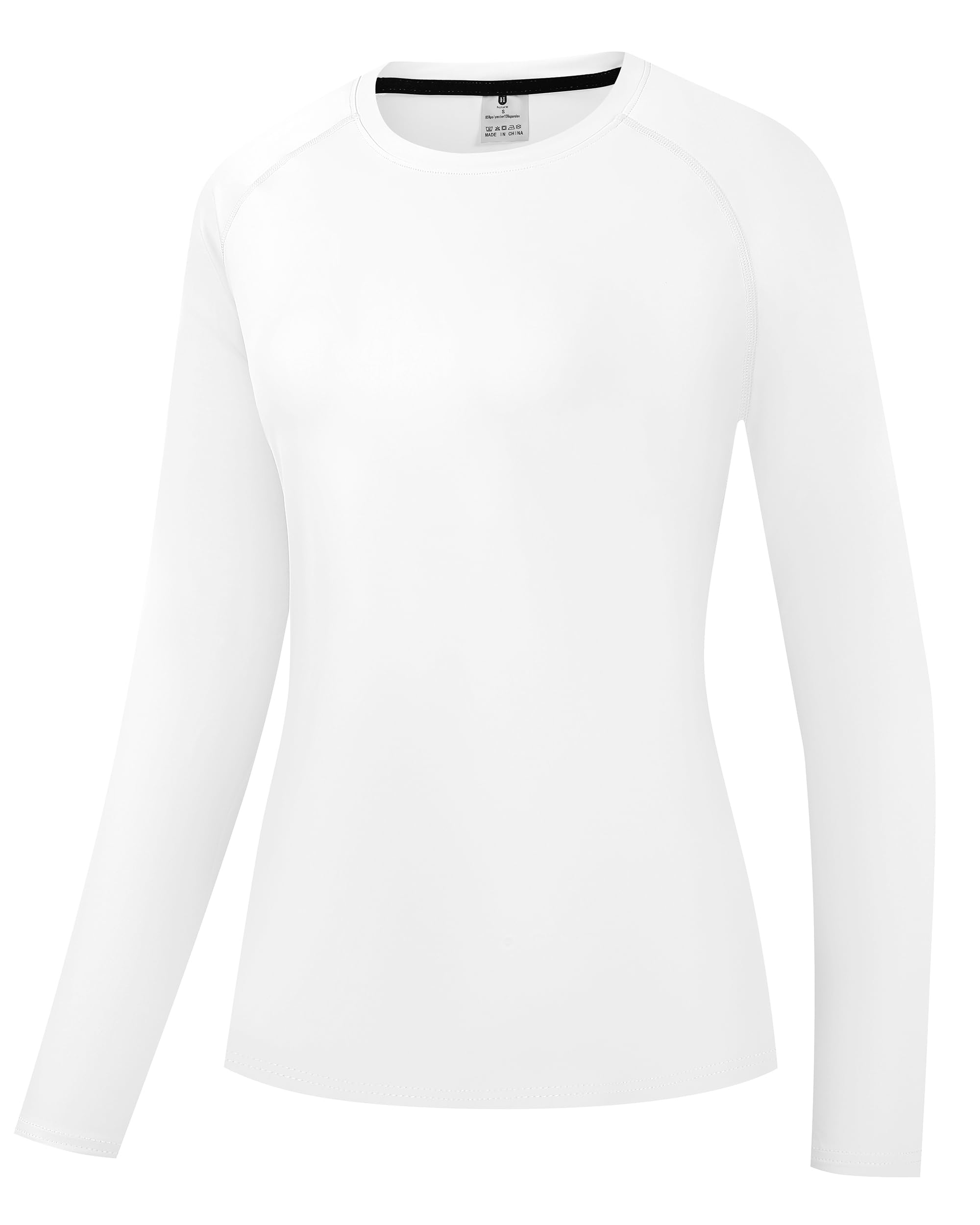 Women's Rash Guard UPF 50+ Sonnenschutz Kurz/Langarm T-Shirts Leichte, schnell trocknende SPF UV Schwimm Shirts