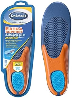 Dr. Scholl’s Extra Support Insoles Superior Shock Absorption and Reinforced Arch Support for Big & Tall Men to Reduce Muscle Fatigue So You Can Stay on Your Feet Longer (for Men's 8-14)