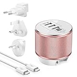 [page_title]-USB Typ C Ladegerät, 5V/3A 15W Type C Reiseladegerät 4 Ports mit Adapter-Schnellladegerät für MOTO Z,Nintendo switch, Note 5, Google Pixel/Pixel XL, LG G5, HTC & alle Type-C-Handys und Tablets