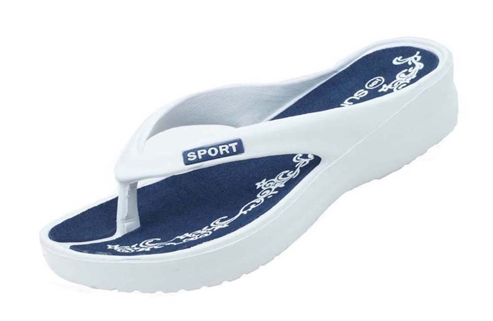 Sunville Women's Lightweight Wedge Flip Flops