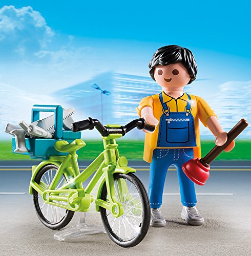 Playmobil 4791 Bricoleur Avec Matériel Et Vélo - vue 3