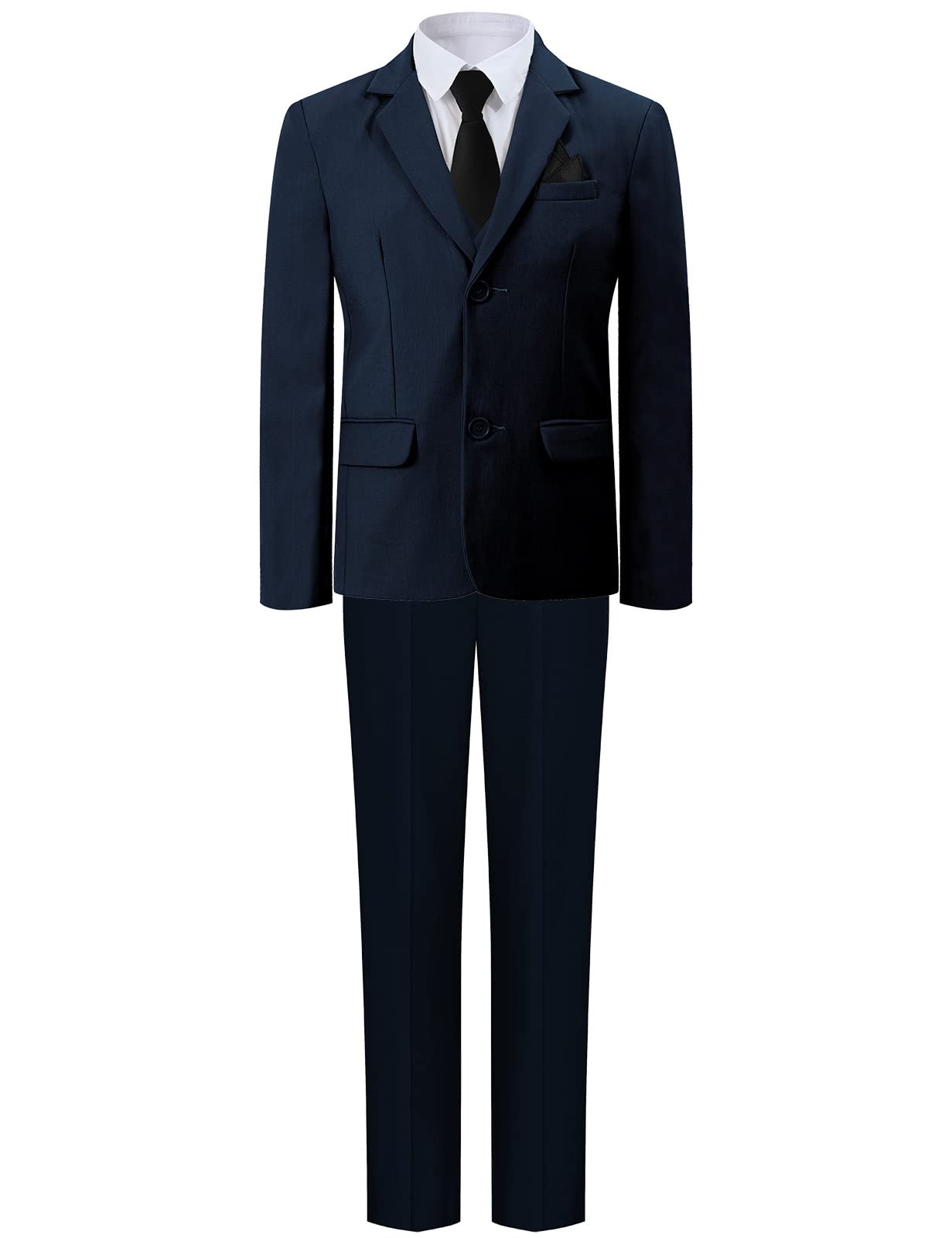 mintgreen Kinderanzug Set Jungen, Hochzeit Outfit Party Formaler Pagen-Smoking, Dunkle Marine, 11-12 Jahre, Tag 12