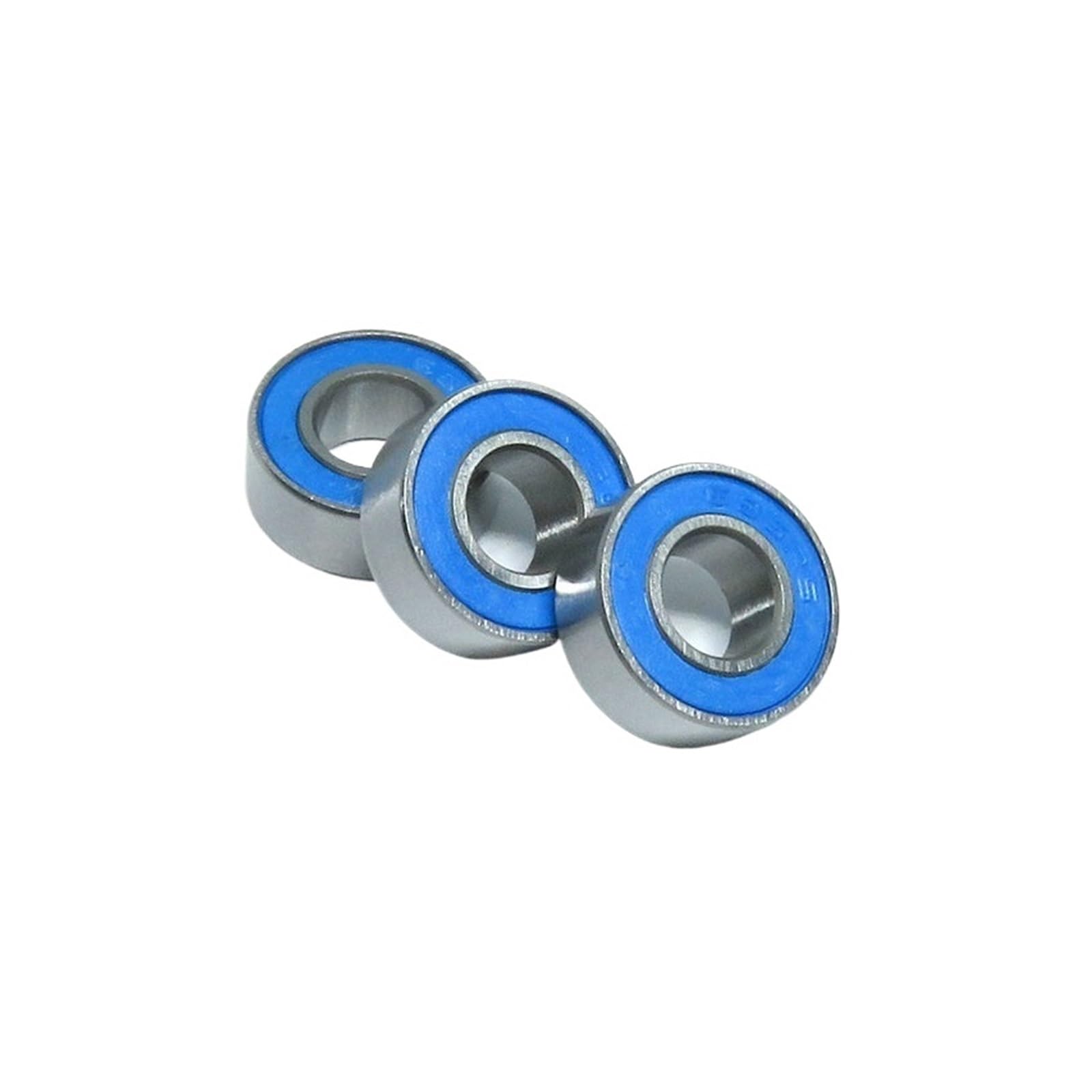 10 piezas 695 2RS 5x13x4 modelo de rodamiento 695RS sello de goma azul rodamiento RC 5 * 13 * 4 rodamiento de bolas en miniatura ABEC3(687-2RS 7x14x5mm)